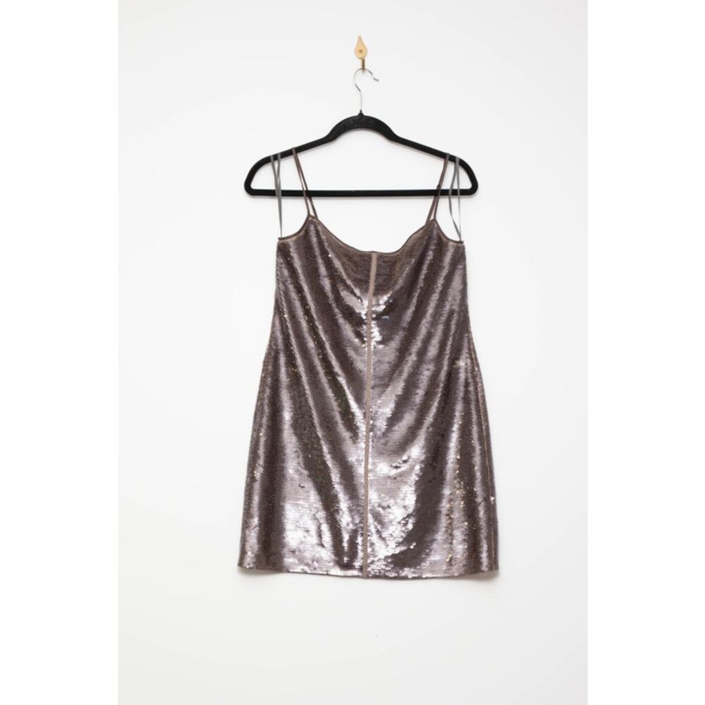 A.L.C. Dani Brown Sequin Dress Size L - Picture 4 of 9